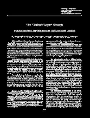 BioEnthesis™: Research article cover — The "Enthesis Organ" Concept (Benjamin et al, 2004)